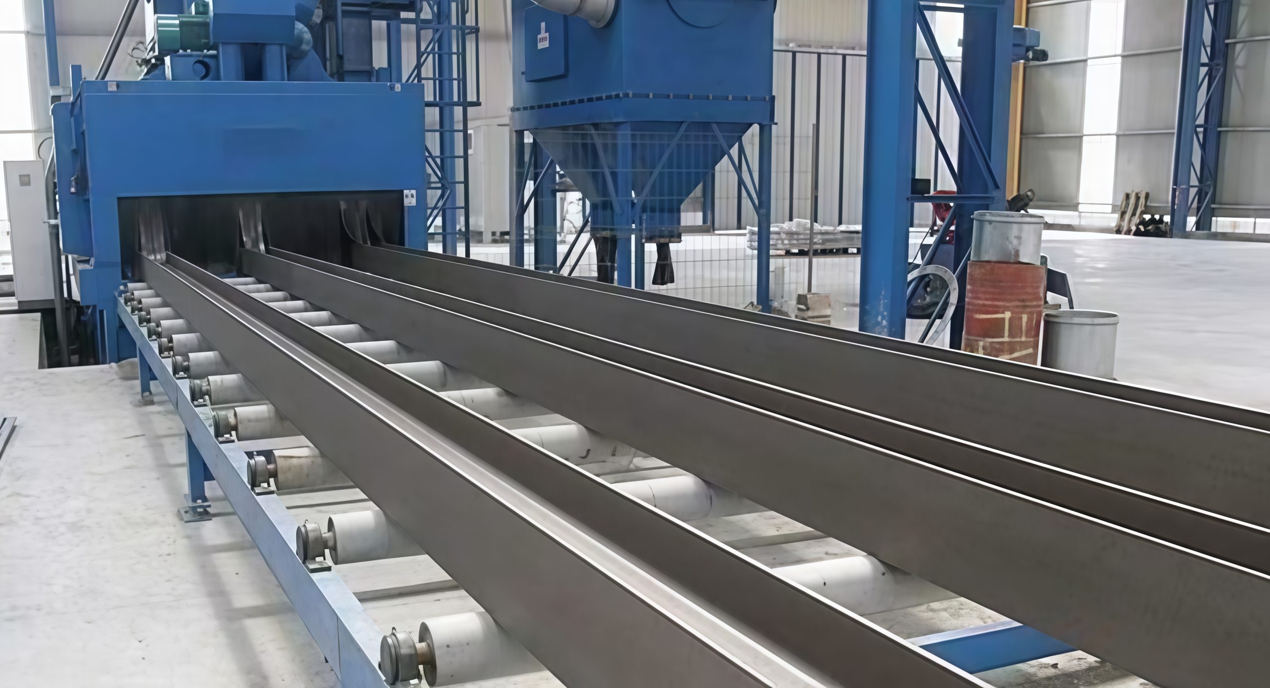 h beam shot blasting machine major sale