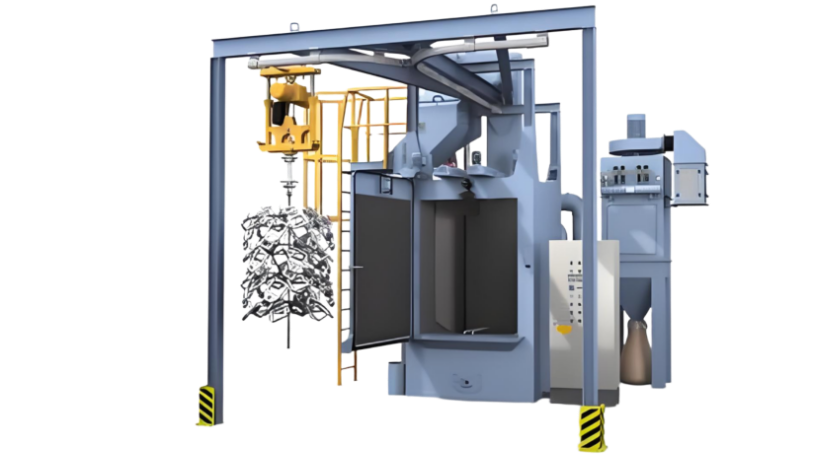 hanger shot blasting machine major sale