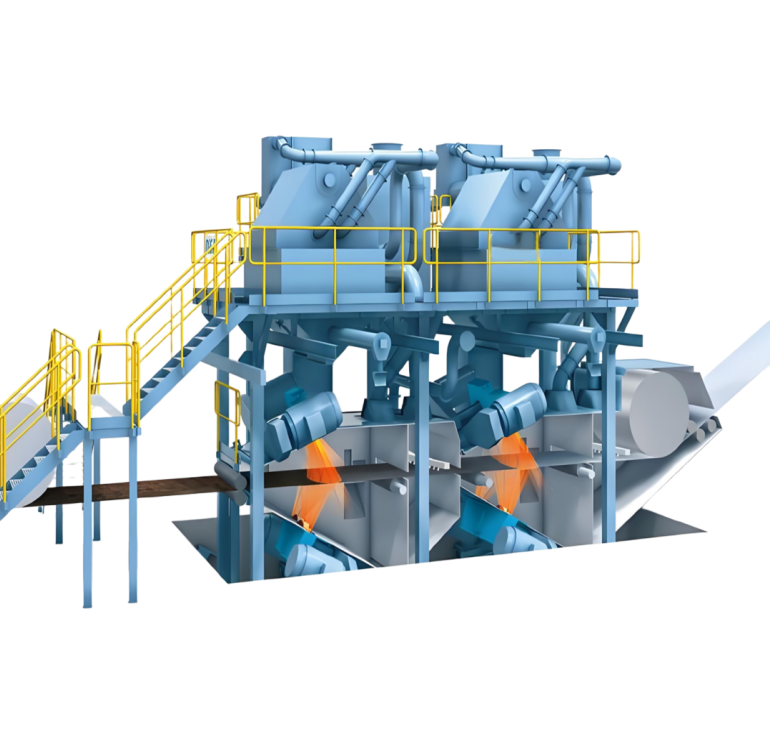 steel strip shot blasting machine new show